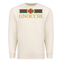Sandshell Gnocchi Classic Fashion Parody Pasta Noodles Italian Premium Sweatshirt - linhVisuals