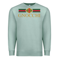 Seafoam Gnocchi Classic Fashion Parody Pasta Noodles Italian Premium Sweatshirt - linhVisuals