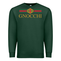 Sports Green Gnocchi Classic Fashion Parody Pasta Noodles Italian Premium Sweatshirt - linhVisuals