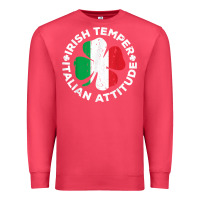 Cardinal irish temper italian attitude t shirt st patrick's day t shirt Premium Sweatshirt - linhVisuals