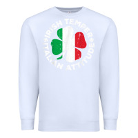 White irish temper italian attitude t shirt st patrick's day t shirt Premium Sweatshirt - linhVisuals