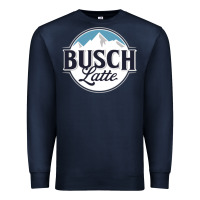 Navy BUSCH LATTE COOL Premium Sweatshirt - linhVisuals