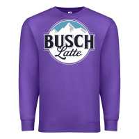 Purple BUSCH LATTE COOL Premium Sweatshirt - linhVisuals