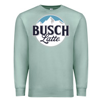 Seafoam BUSCH LATTE COOL Premium Sweatshirt - linhVisuals