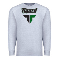 Heather Grey tigard high school Premium Sweatshirt - linhVisuals