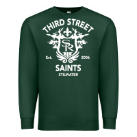 Sports Green saints row 3 tribute emblem Premium Sweatshirt - linhVisuals