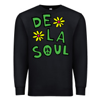 Black original de la soul music Premium Sweatshirt - linhVisuals