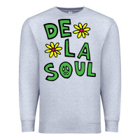 Heather Grey original de la soul music Premium Sweatshirt - linhVisuals