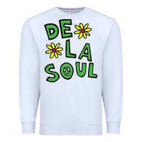 White original de la soul music Premium Sweatshirt - linhVisuals