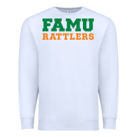 White FAMU RATTLERS Premium Sweatshirt - linhVisuals
