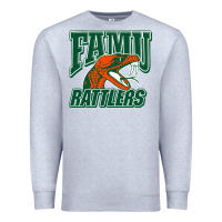 Heather Grey FAMU RATTLERS Premium Sweatshirt - linhVisuals
