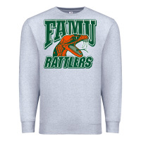 Heather Grey FAMU RATTLERS Premium Sweatshirt - linhVisuals