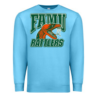 Ocean Blue FAMU RATTLERS Premium Sweatshirt - linhVisuals