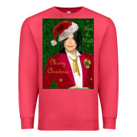 Cardinal merry christmas heal the world michael jackson Premium Sweatshirt - linhVisuals