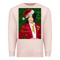 Pale Pink merry christmas heal the world michael jackson Premium Sweatshirt - linhVisuals