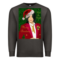 Smoke merry christmas heal the world michael jackson Premium Sweatshirt - linhVisuals