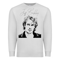 Dove Grey jeff buckley 90s style fan art Premium Sweatshirt - linhVisuals