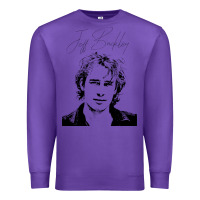 Purple jeff buckley 90s style fan art Premium Sweatshirt - linhVisuals