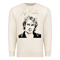 Sandshell jeff buckley 90s style fan art Premium Sweatshirt - linhVisuals