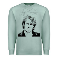 Seafoam jeff buckley 90s style fan art Premium Sweatshirt - linhVisuals