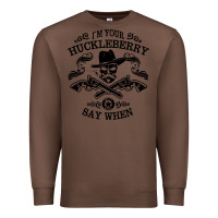Chestnut im your huckleberry Premium Sweatshirt - linhVisuals