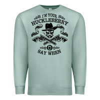 Seafoam im your huckleberry Premium Sweatshirt - linhVisuals