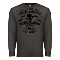 Smoke im your huckleberry Premium Sweatshirt - linhVisuals