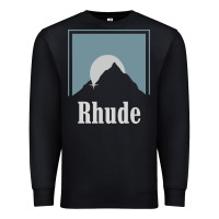Black Rhude Adventure Premium Sweatshirt - linhVisuals