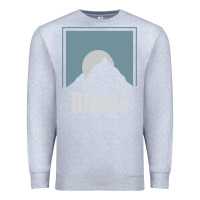 Heather Grey Rhude Adventure Premium Sweatshirt - linhVisuals