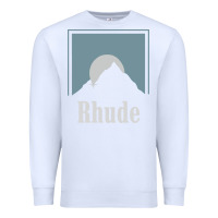 White Rhude Adventure Premium Sweatshirt - linhVisuals