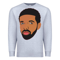 Heather Grey drak Premium Sweatshirt - linhVisuals