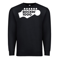 Black rockin 1000 musician Premium Sweatshirt - linhVisuals