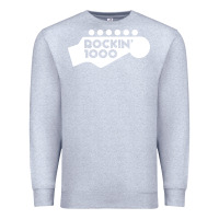 Heather Grey rockin 1000 musician Premium Sweatshirt - linhVisuals