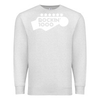 Oatmeal Heather rockin 1000 musician Premium Sweatshirt - linhVisuals