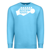 Ocean Blue rockin 1000 musician Premium Sweatshirt - linhVisuals