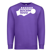 Purple rockin 1000 musician Premium Sweatshirt - linhVisuals