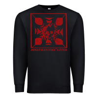 Black jonathan fireeater Premium Sweatshirt - linhVisuals