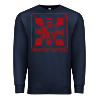 Navy jonathan fireeater Premium Sweatshirt - linhVisuals