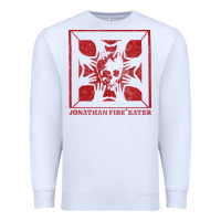 White jonathan fireeater Premium Sweatshirt - linhVisuals