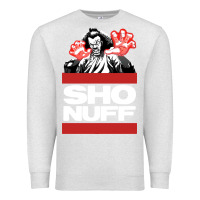 Oatmeal Heather sho nuff old school Premium Sweatshirt - linhVisuals