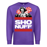 Purple sho nuff old school Premium Sweatshirt - linhVisuals