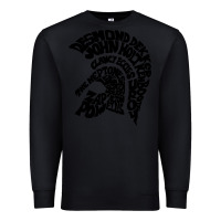Black trojan artist Premium Sweatshirt - linhVisuals