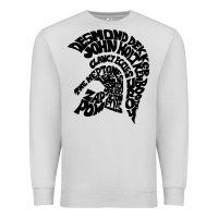 Dove Grey trojan artist Premium Sweatshirt - linhVisuals