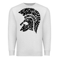 Oatmeal Heather trojan artist Premium Sweatshirt - linhVisuals