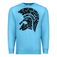 Ocean Blue trojan artist Premium Sweatshirt - linhVisuals