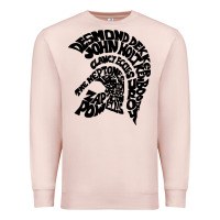 Pale Pink trojan artist Premium Sweatshirt - linhVisuals