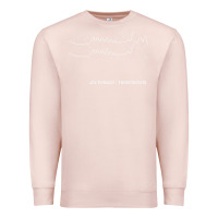 Pale Pink joy division transmission fanart tribute design Premium Sweatshirt - linhVisuals