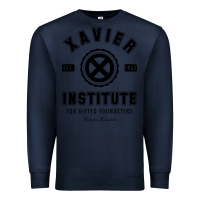 Navy xavier institute Premium Sweatshirt - linhVisuals