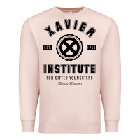 Pale Pink xavier institute Premium Sweatshirt - linhVisuals