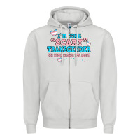 Dove Grey im scary transgender the media warned you about Zipper Hoodie - JahusDesignShop